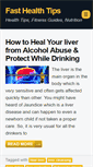 Mobile Screenshot of fasthealthtips.net